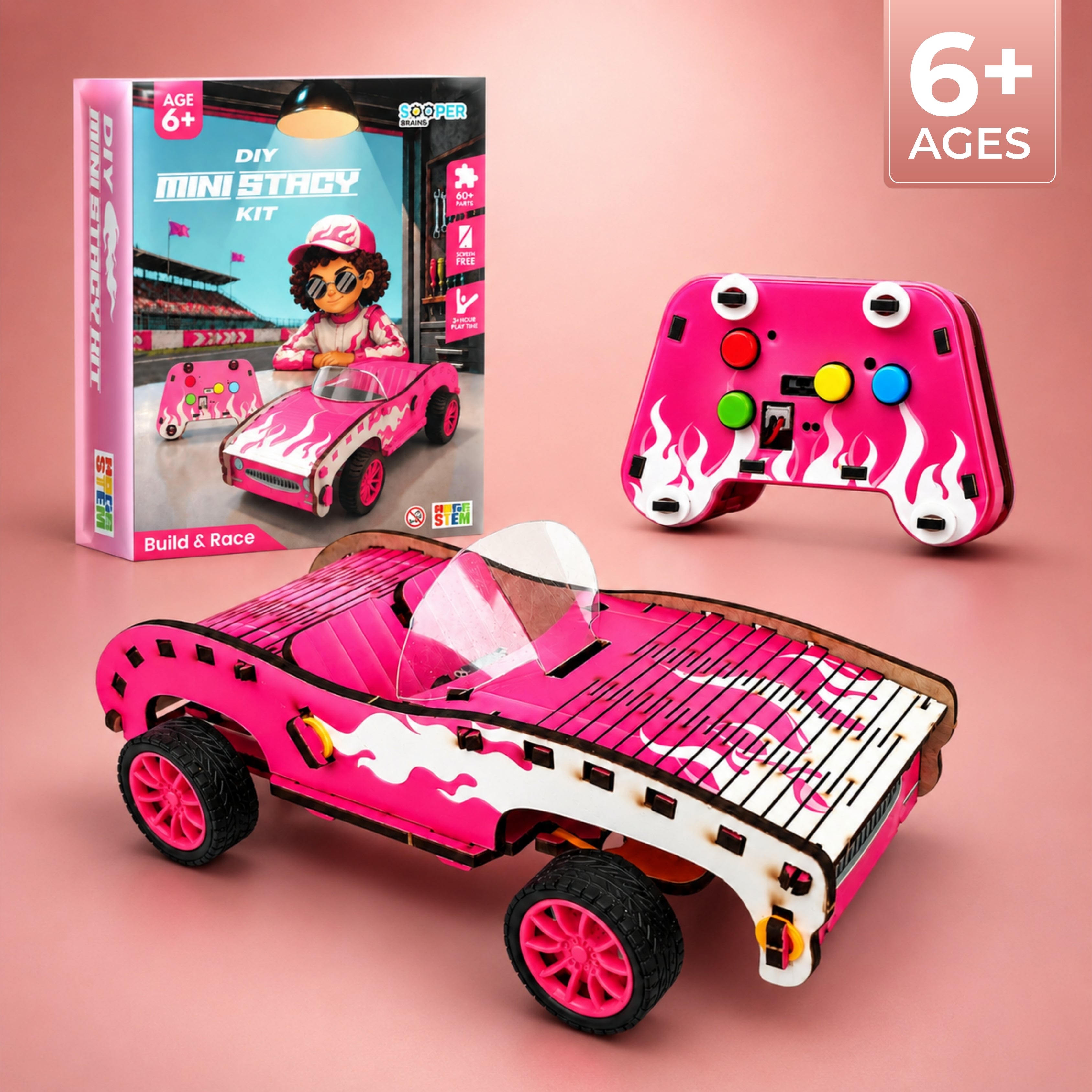 Plago® Toy car RC with Rechargable Battery