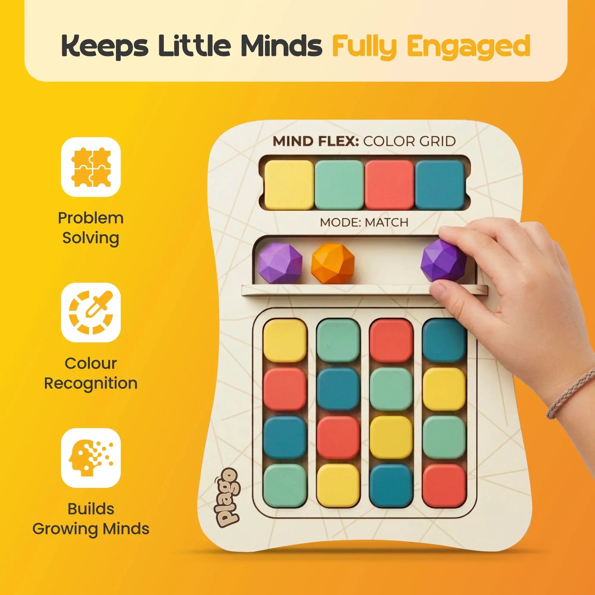 Plago Mind Flex Color Match Playboard Plagotoys