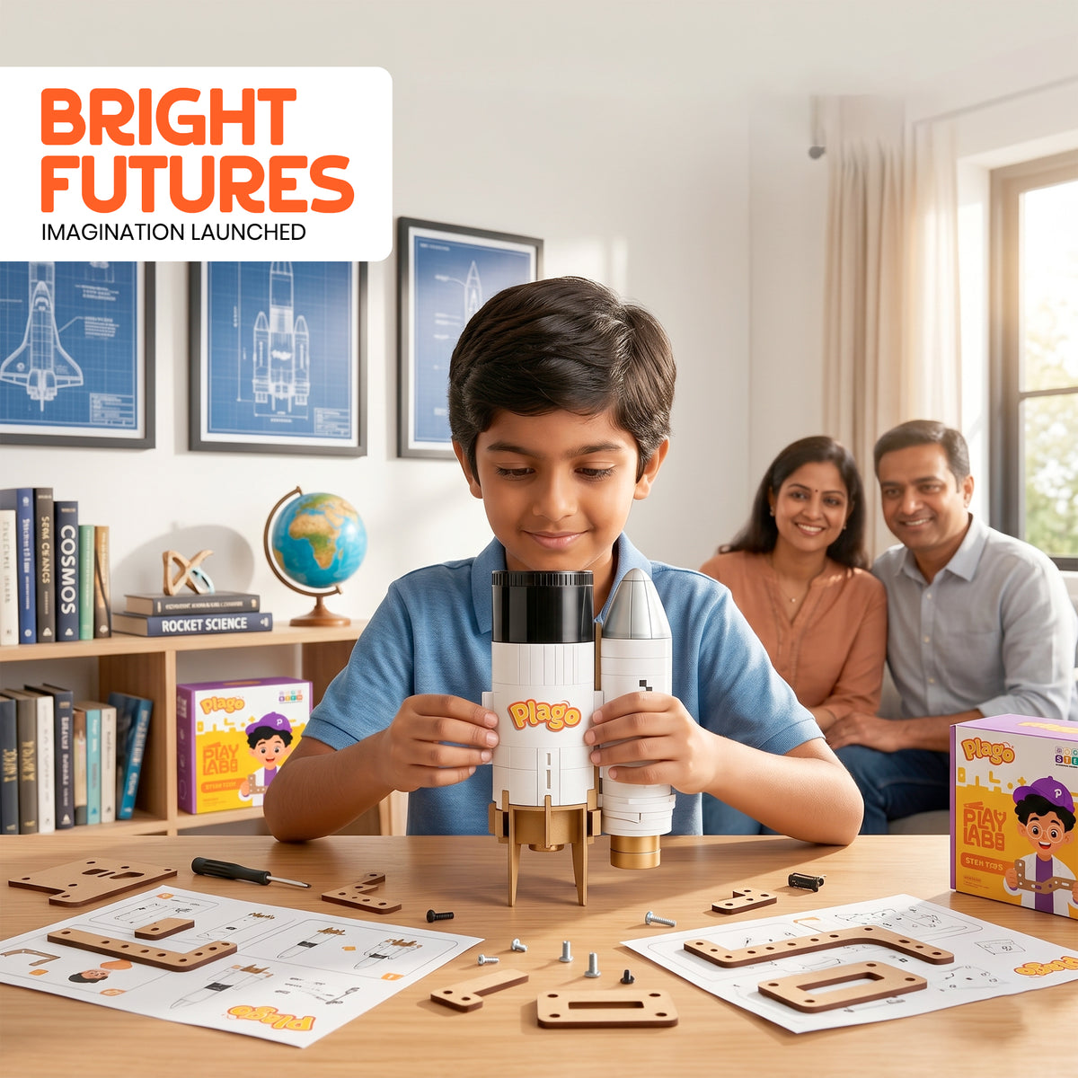 Launch Their Imagination: Plago STEM Rocket Kit for Future Engineers 🚀
